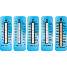 Ruban indicateur thermosensible Thermax 8 températures