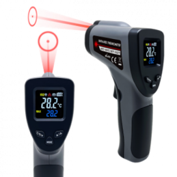 THERMOMÈTRE INFRAROUGE À LASER CIRCULAIRE -50+550°C