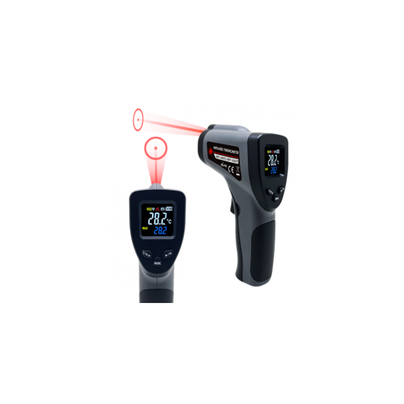 Thermomètre Infrarouge - 50 à + 530°C à Visée Laser - Sobema Distri