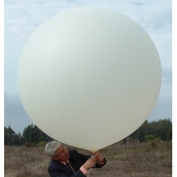 Ballon météorologique 350 grammes - couleur blanc