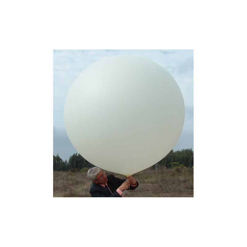 Ballon météorologique 500 grammes - couleur blanc